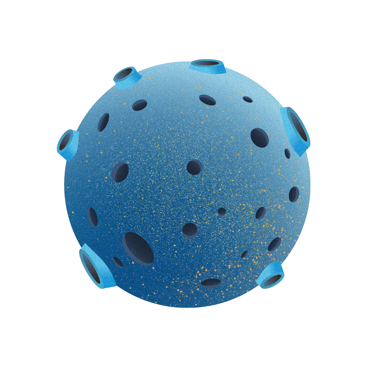 Asteroid blue